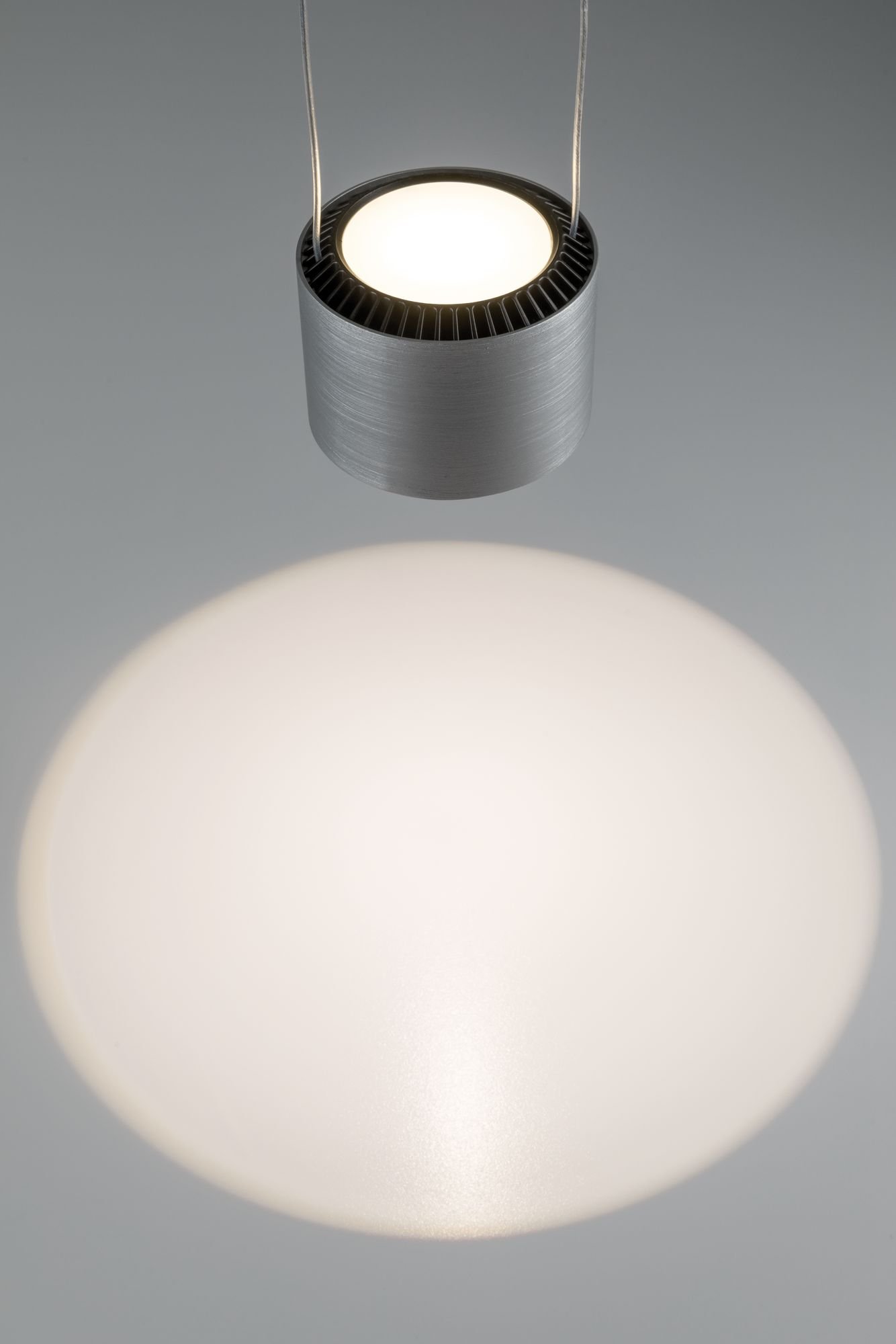 LED Pendelleuchte Aldan II 8,3 / 1x5W Schwarz/Alu gebürstet