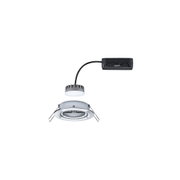 Rundes LED-Einbauleuchten-Set in Weiß mit schwarzem Kabel für energiesparende Deckenbeleuchtung