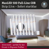 MaxLED 500 Full-Line COB LED-Strip 2,5 m in Tageslichtweiß, 10 mm breit für filigrane Profile