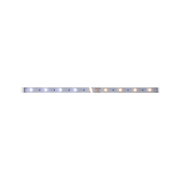 LED-Lichtband mit warmweißen und kaltweißen LEDs auf weißem Träger für flexible Beleuchtung