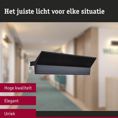 Elegante zwarte aluminium wandlamp voor binnen met modern design en hoge kwaliteit verlichting