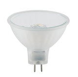 MR16 LED spotlight with frosted glass in white for energy-efficient lighting solutions
