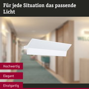 Weißer moderner LED-Deckenstrahler aus Metall für elegante und hochwertige Innenbeleuchtung