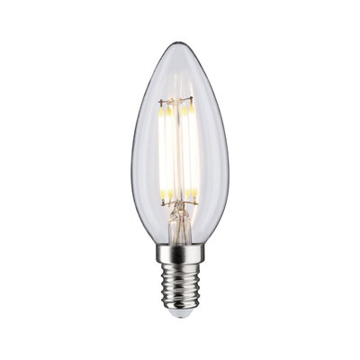 LED-Leuchtmittel in Kerzenform mit klarem Glas und E14-Fassung für energiesparende Beleuchtung