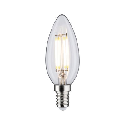 LED-Leuchtmittel in Kerzenform mit klarem Glas und E14-Fassung für energiesparende Beleuchtung