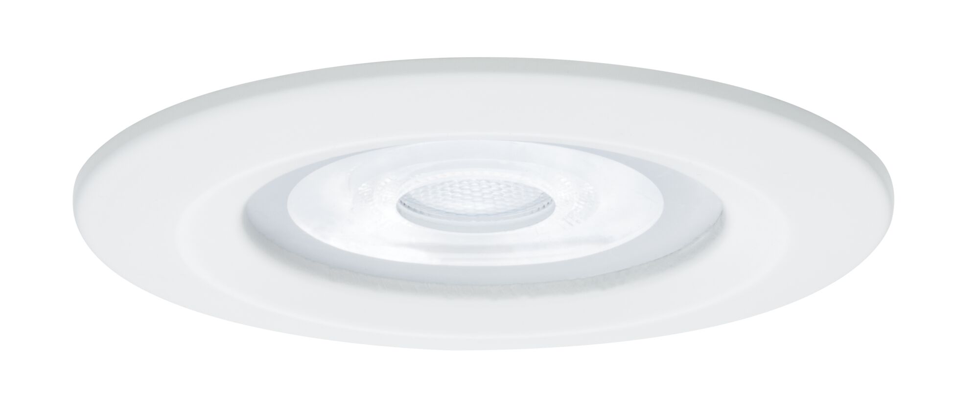 Rundes weißes LED-Einbauleuchtmittel mit klarem Diffusor für energiesparende Raumbeleuchtung