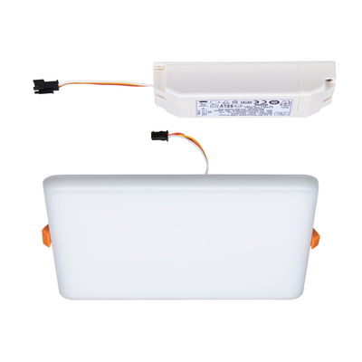 Panneau LED rectangulaire avec boîtier en plastique blanc et pilote séparé pour éclairage économique