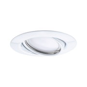 Spot encastré blanc en métal avec inclinaison réglable pour éclairage LED de plafond flexible