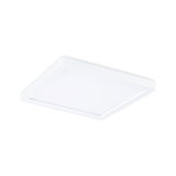 Square white LED ceiling light made of plastic for modern room lighting