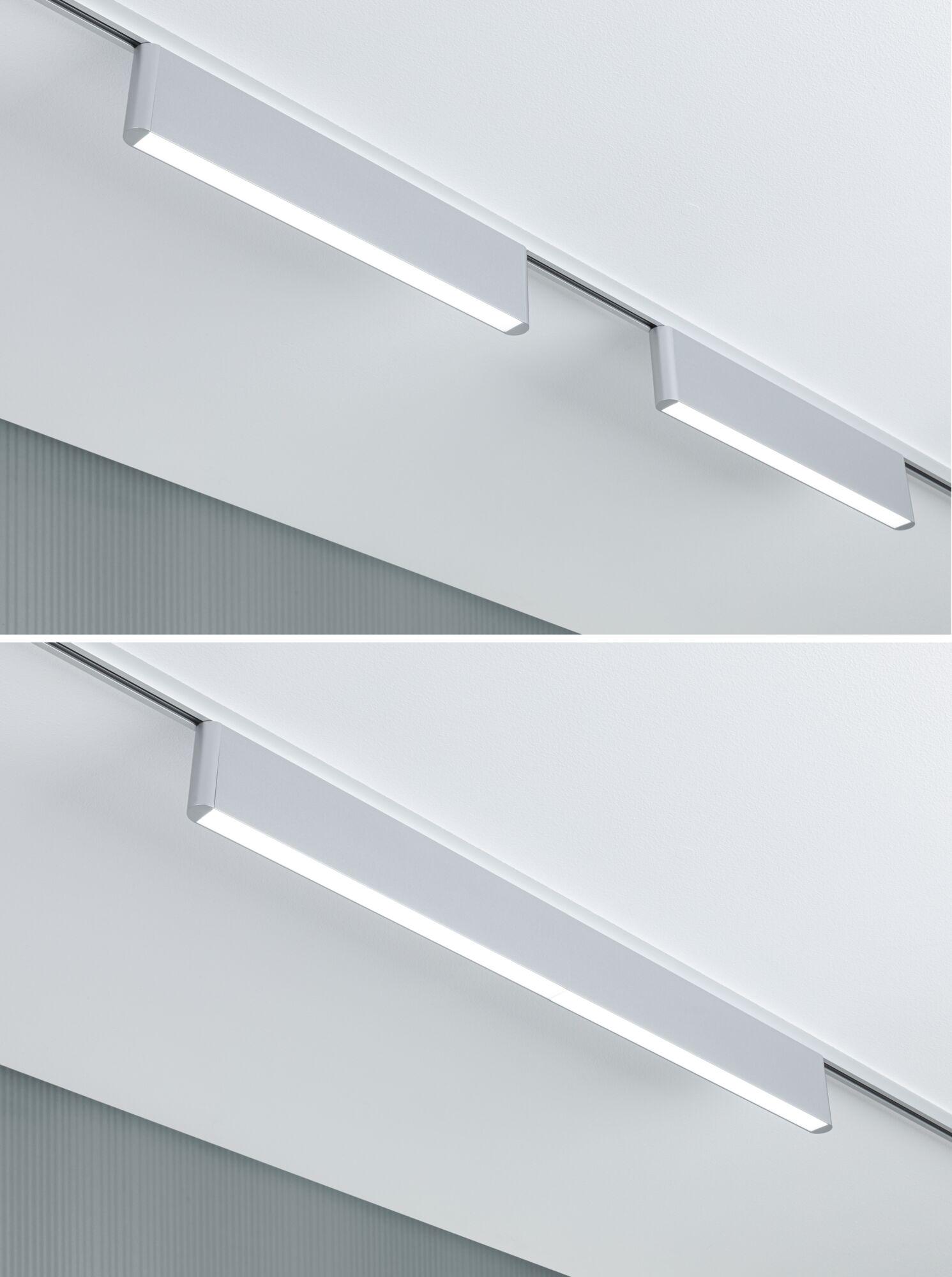 Modernes weißes LED-Deckenlicht aus Aluminium mit linearem Design für zeitgemäße Raumbeleuchtung