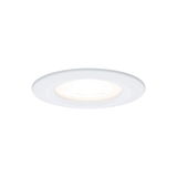 Panneau lumineux LED encastré rond blanc en plastique pour éclairage intérieur économique