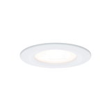 Panneau lumineux LED encastré rond blanc en plastique pour éclairage intérieur économique
