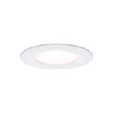 Panneau lumineux LED encastré rond blanc en plastique pour éclairage intérieur économique