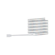Bande LED flexible avec câble blanc et connecteur 4 broches pour éclairage intérieur moderne