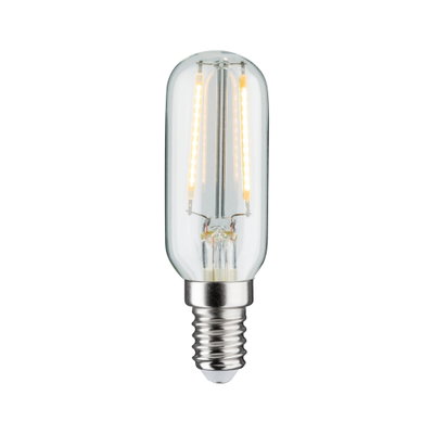 Klares LED-Leuchtmittel mit E14-Fassung und warmweißem Licht für energiesparende Beleuchtung