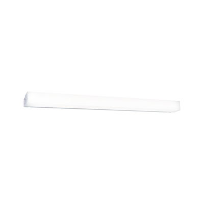 Slanke witte LED-wandlamp met opaal kunststof diffuser voor moderne binnenverlichting