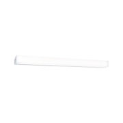 White LED wall light made of plastic with diffused cover for modern indoor lighting