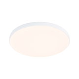 Round white LED ceiling light with matte diffuser for energy-efficient room lighting