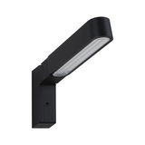 Schwarze LED-Wandleuchte aus Metall mit rechteckigem Design für moderne Außenbeleuchtung