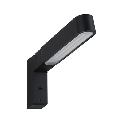 Schwarze LED-Wandleuchte aus Metall mit rechteckigem Design für moderne Außenbeleuchtung