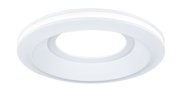 Rundes weißes LED-Einbauleuchten-Panel aus Kunststoff mit modernem Design für Wohnräume