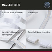 MaxLED 1000 LED-strip met beschermhoes, 108 LEDs/m, zelfklevend en op maat te knippen