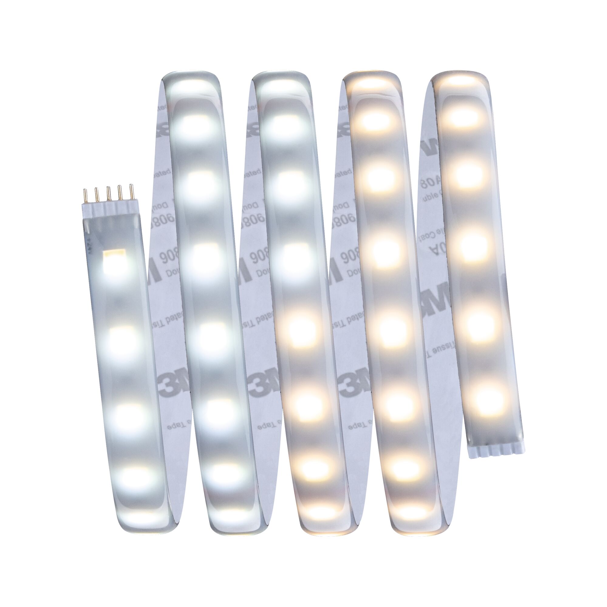 Bande LED flexible avec LEDs blanc chaud et blanc froid pour éclairage polyvalent