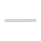 Slim white aluminum LED light for modern indoor lighting and energy-efficient illumination accents