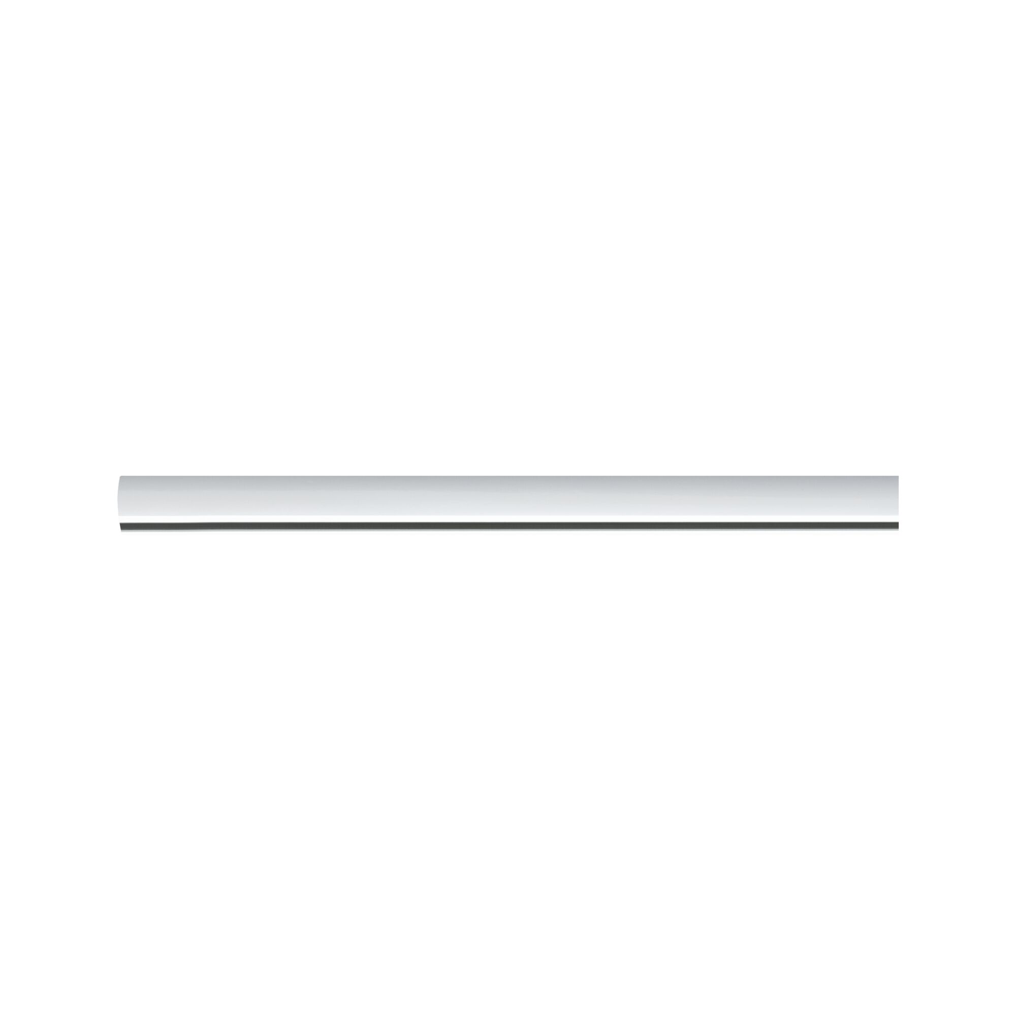 Slim white aluminum LED light for modern indoor lighting and energy-efficient illumination accents