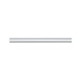 Slim white aluminum LED light for modern indoor lighting and energy-efficient illumination accents