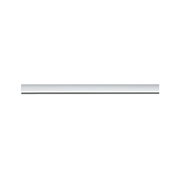 Slim white aluminum LED light for modern indoor lighting and energy-efficient illumination accents