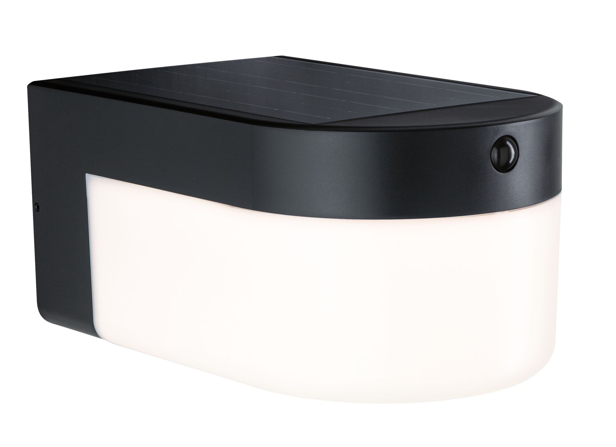 Hybrid Applique d'extérieur LED Calyne House 230V + Solaire IP44 carré 145x229mm 3000K 2,3W 230lm 230V Noir