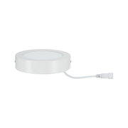 Round white LED panel with cable, energy-saving ceiling light for indoor use