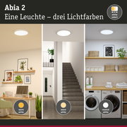 Abia 2 Deckenleuchte mit drei Lichtfarben warmweiß, neutralweiß und tageslicht für Wohnräume