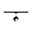 URail Railspot Aldan Losse spot 498lm 8W 2700K dimbaar 230V Zwart mat Zwarte metalen LED-spot op railsysteem voor flexibele kamerverlichting
