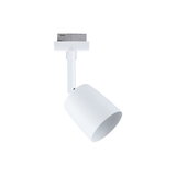 Spot LED moderne blanc en métal pour rails, dimmable et orientable pour éclairage ciblé