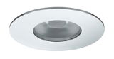 Rundes Einbauleuchten-Design in Weiß mit Glaslinse, LED-Deckenleuchte für moderne Innenräume