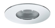 Rund hvid indbygningslampe med glaslinse, LED-loftlampe til moderne indendørs belysning