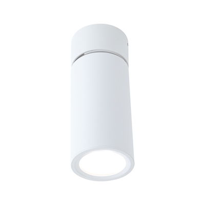 Spot de plafond moderne en métal blanc avec design rond pour éclairage LED ciblé