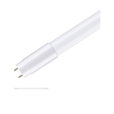 Tube LED blanc avec deux broches métalliques, lampe fluorescente économique pour éclairage intérieur