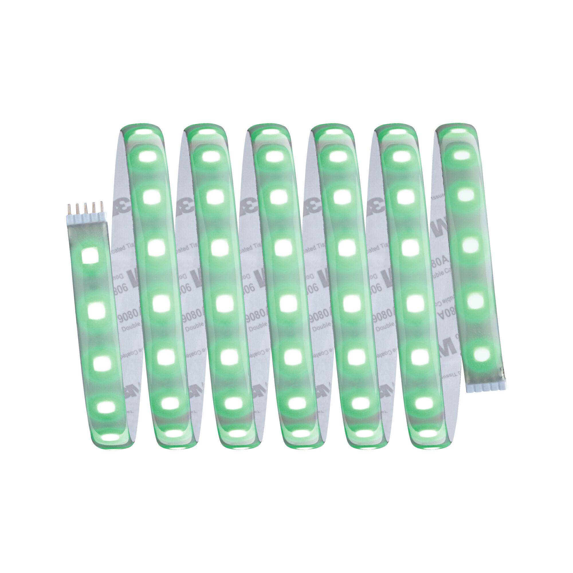 Flexibler LED-Lichtstreifen mit grünem Licht und 3M Kleberückseite für vielseitige Beleuchtungslösungen