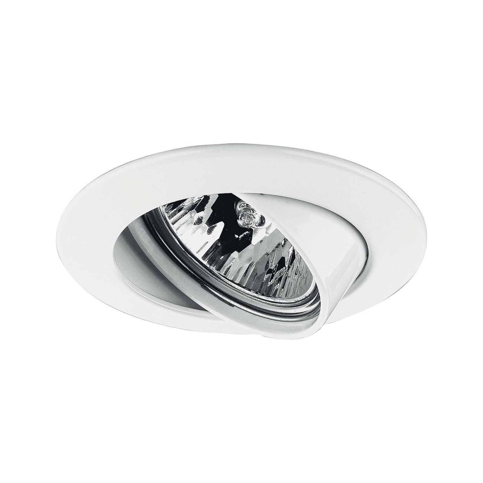 Premium Recessed luminaire Swivelling round 83mm 30° GU5,3 max. 50W 230/12V dimmable White
