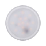 Round white LED ceiling light with frosted diffuser for modern indoor lighting