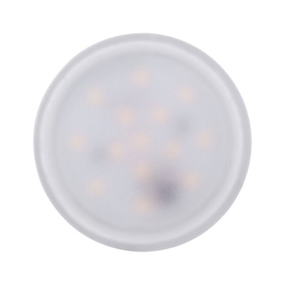 Plafonnier LED rond blanc avec diffuseur givré pour éclairage intérieur moderne