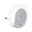 Veilleuse Horby Sound Sensor rond 3000K 45lm Veilleuse ronde avec boîtier en plastique gris et lumière LED blanche pour prise, éclairage économique