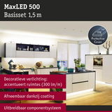 MaxLED 500 basisset 1,5 m LED-verlichting met decoratieve, afneembare coating voor keukens