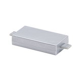 Compact zilverkleurig aluminium adapter met USB-aansluitingen voor LED-verlichtingssystemen