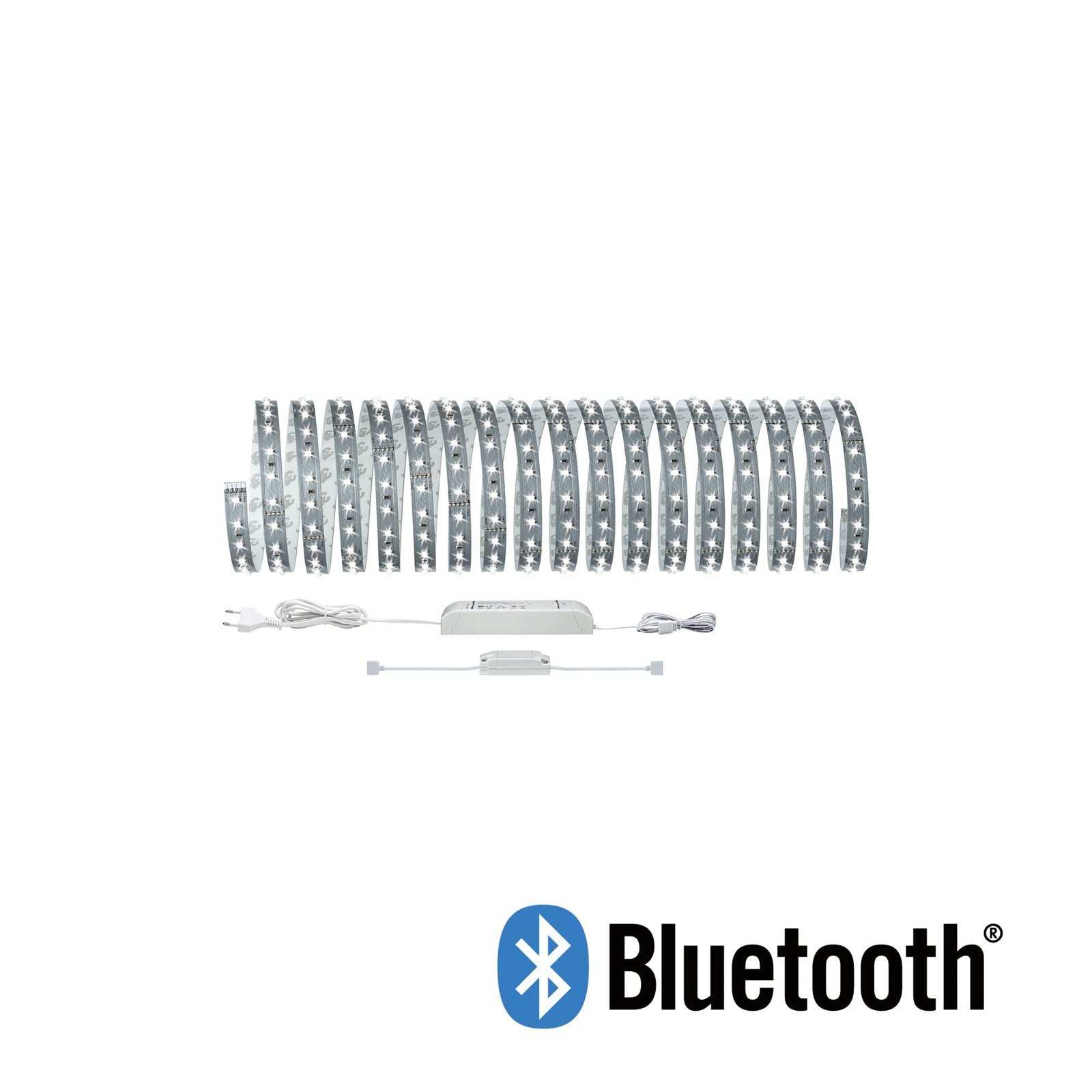 MaxLED 500 LED Strip Smart Home Bluetooth Daylight white Basic Set 10m 50W 550lm/m 6500K 75VA