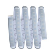 Flexibele LED-strip met witte siliconen coating en 5-pins connector voor veelzijdige verlichting