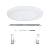 Rundes weißes LED-Panel mit Montagezubehör aus Metall und Kunststoff für Deckenbeleuchtung